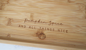 
                  
                    Pumpkin Autumn Bamboo Tray
                  
                