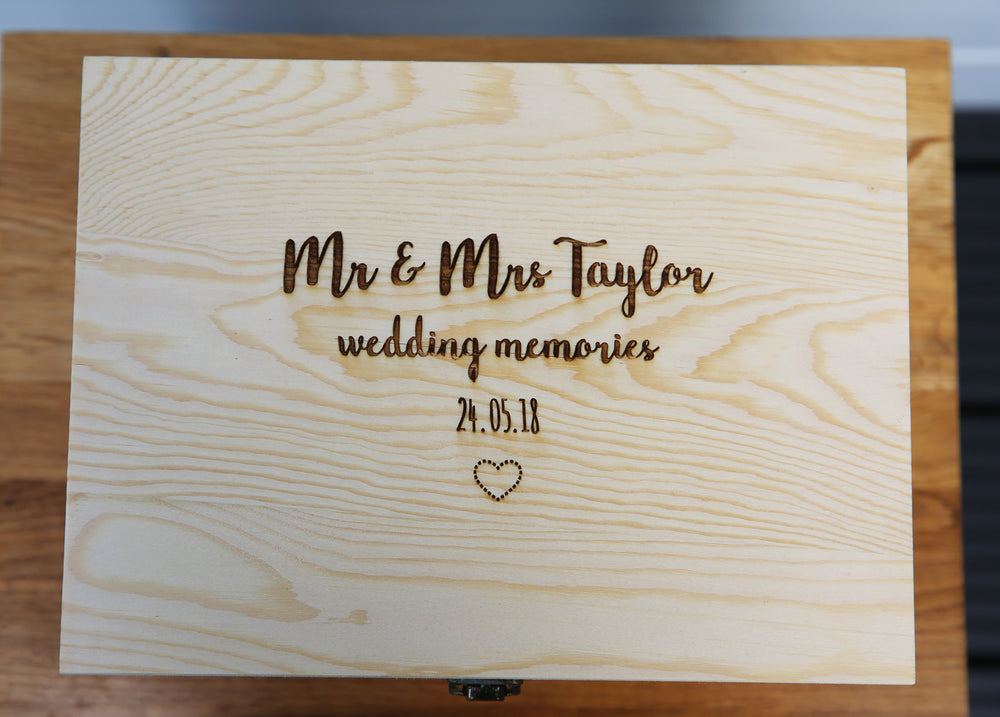 
                  
                    Personalised Wedding Keepsake Box
                  
                