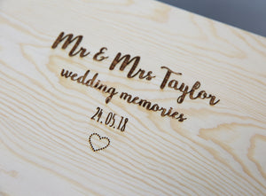 
                  
                    Personalised Wedding Keepsake Box
                  
                